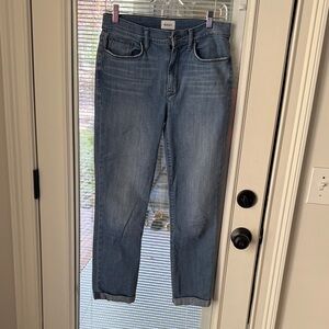 Women’s High Rise Straight Crop Jeans